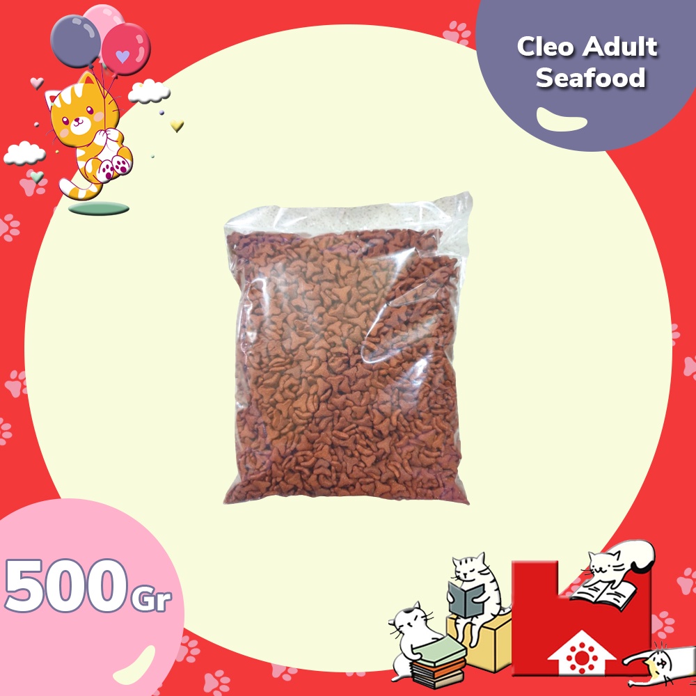 Cleo Adult Tuna &amp; Salmon 500GR - Makanan Kucing