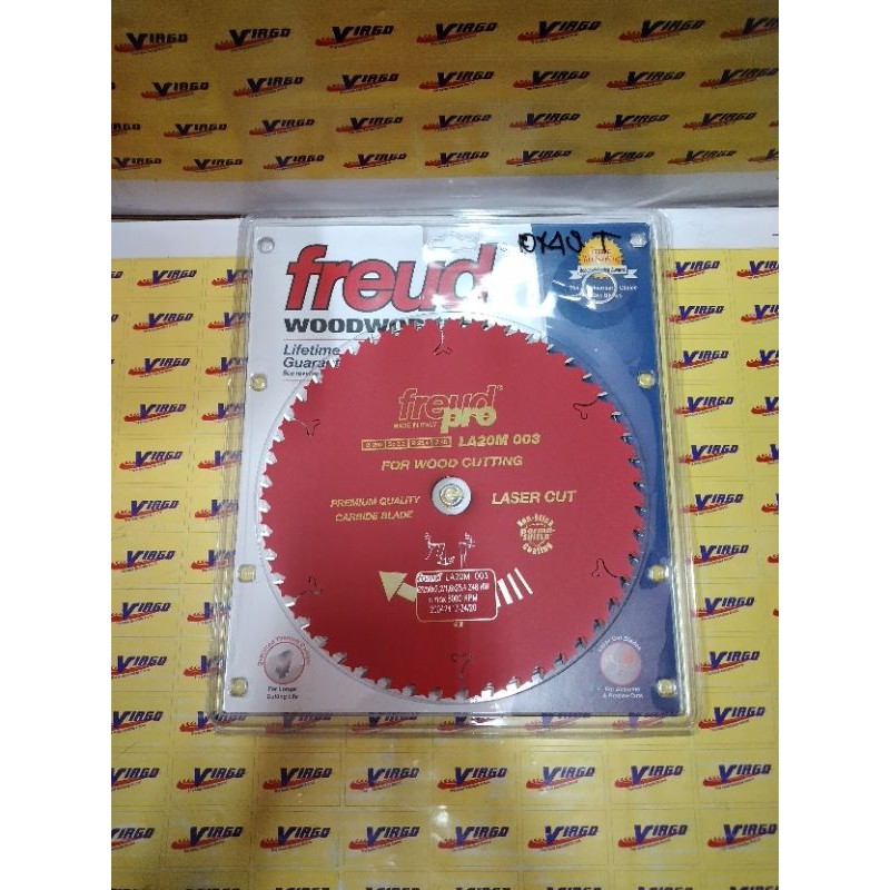 FREUD 10×48T MATA PISAU GERGAJI CIRCULAR SAW BLADE 10INCH 10" × 48T 48 GIGI ASLI ITALY ITALIA