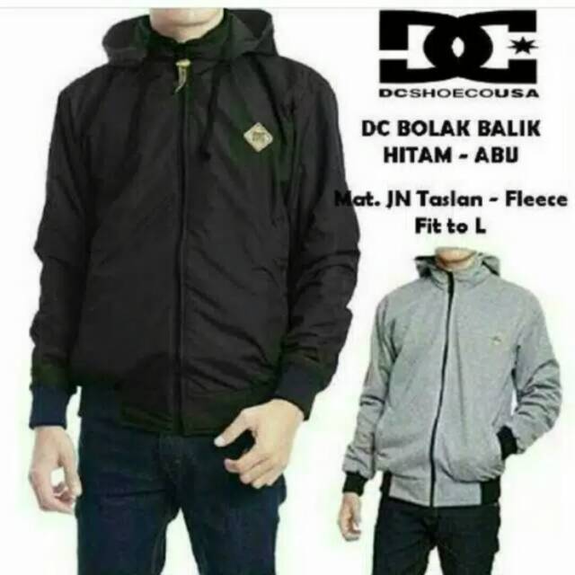 JAKET BOLAK BALIK / JAKET BB JAKET 2IN1 JAKET PARASUT PRIA WANITA