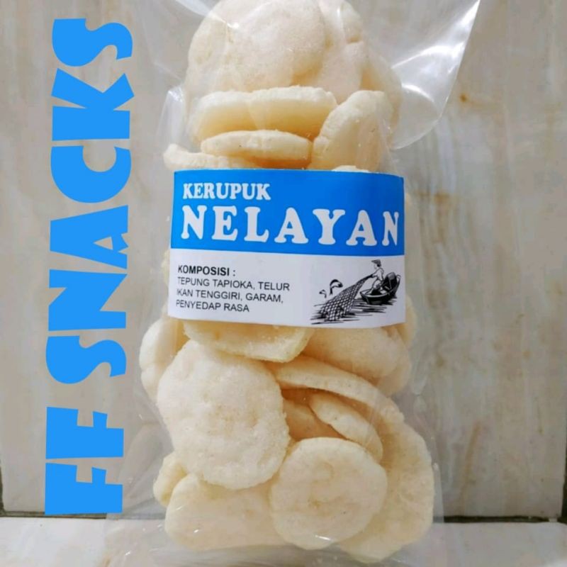 

Kerupuk Bangka Ikan Tenggiri Nelayan 100 Gram / Kualitas = Purnama / Raja Kerupuk