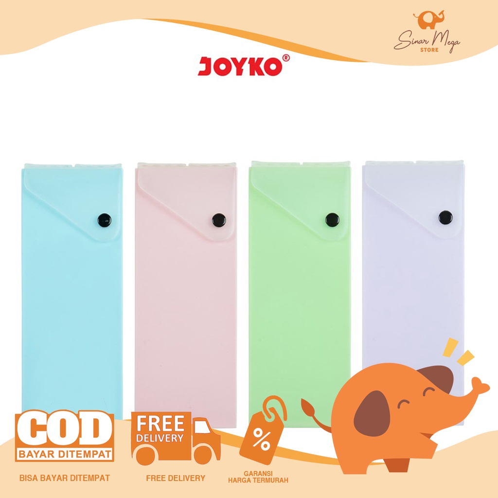 

Joyko Pencil Case PC-0719PST Pastel Color / Kotak Tempat Pensil Warna Pastel Lucu Murah Berkualitas