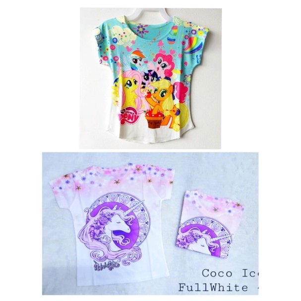 Kaos Anak Coco Ice | Kaos Anak Perempuan My Little Pony  | Made In Thailand