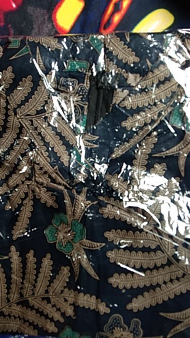 [cod] Tey-17 Batik Wanita Asj Sa Hrb026 Kenongo Kemeja Tosca Pendek