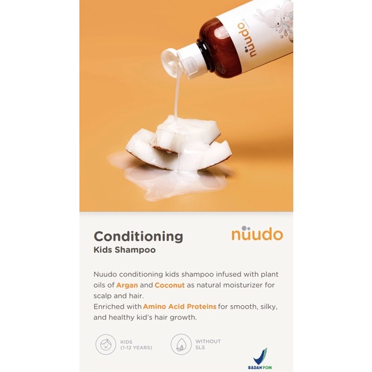 Nuudo Conditioning Kids Shampoo 250ml