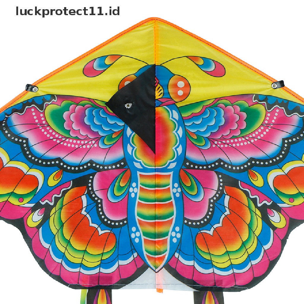 (Luckprotect11.Id 1Set 90x50cm Layangan Terbang Flying Kite Olahraga Outdoor Flying Kite Dengan