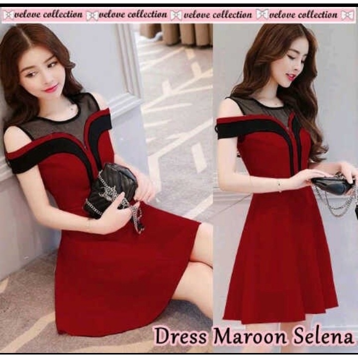 Gaun Pesta Dress Wanita Remaja Dewasa Dress Wanita Terbaru Model 2020 / Baju Wanita Kondangan Natal