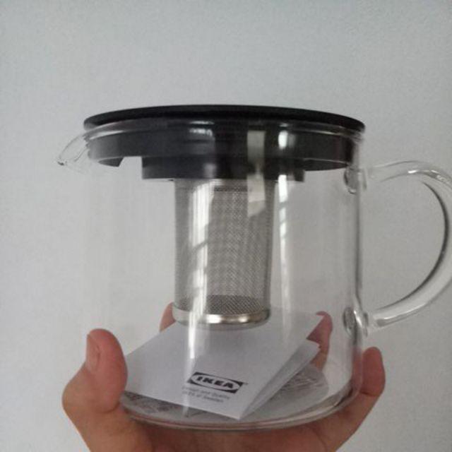 Teko Penyeduh Teh Alat Untuk Pembuat Teh  Tea Pot 0.6 Liter, Dari Kaca Ri963