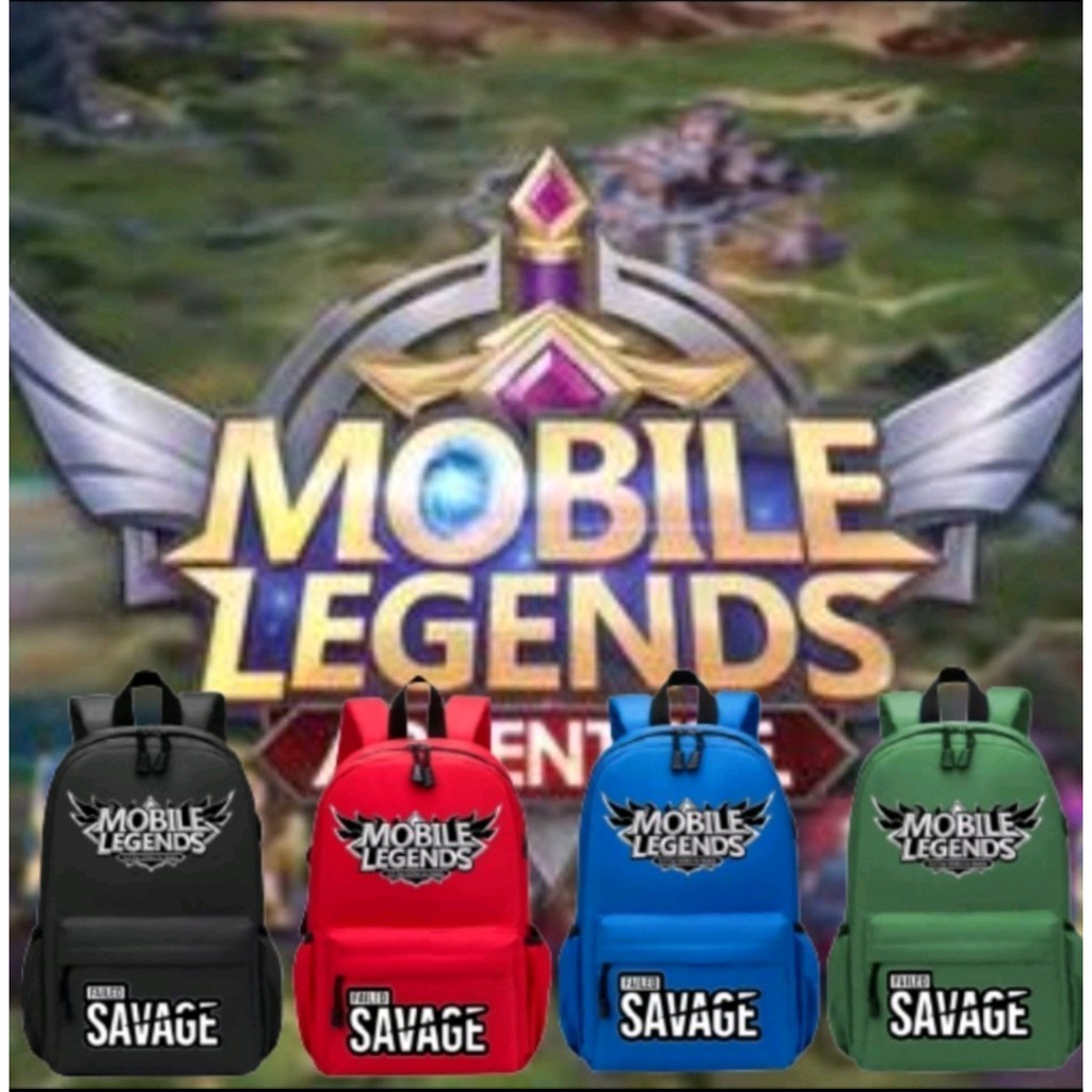 TAS RANSEL ANAK LAKI LAKI SAVAGE MOBILE LEGEND TAS SEKOLAH ANAK PG PAUD TK SD ANAK COWOK MURAH