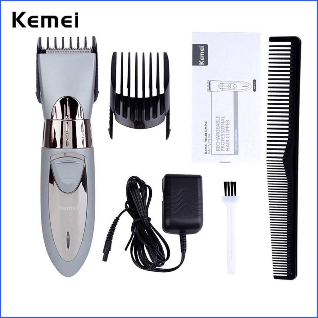 Kemei KM-605 Alat Cukur Rambut Elektrik Waterproof Hair Clipper