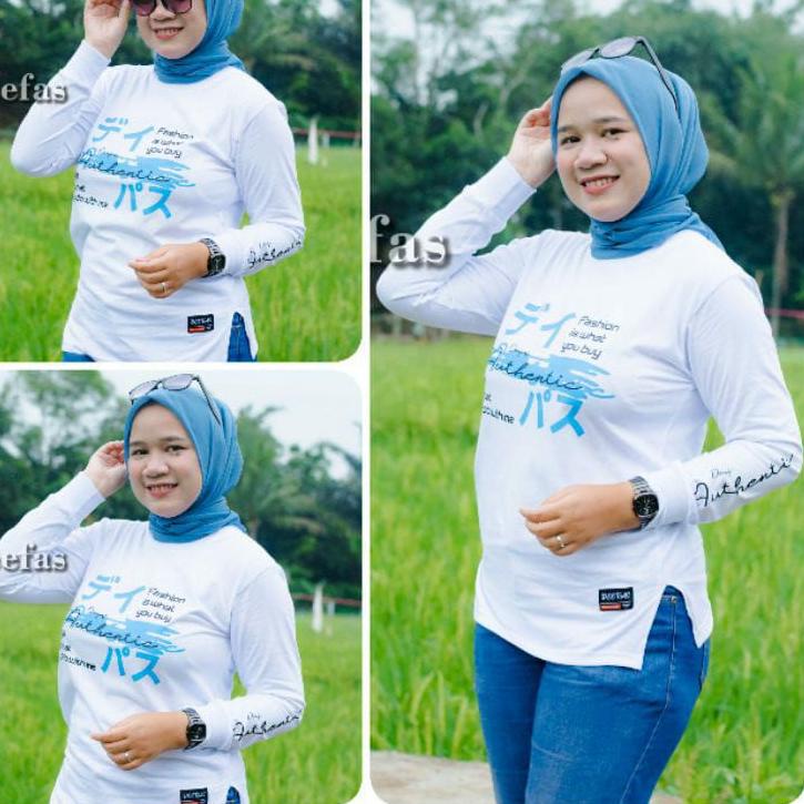 TrxGg5G0--, kaos wanita lengan panjang, original