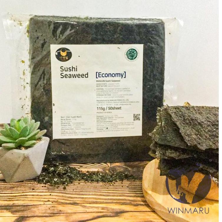 

『IMPORT』 Manjun Sushi Nori Grade Economy - 50 sheets