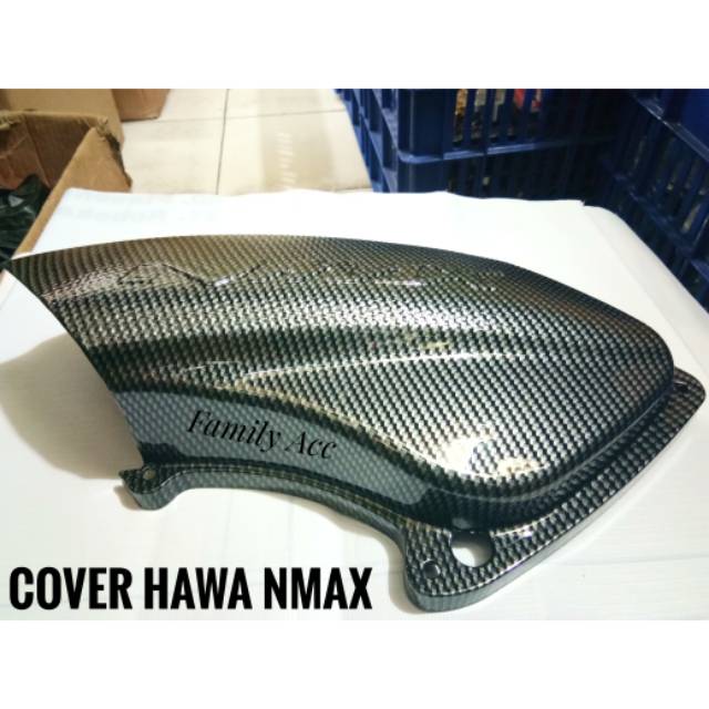 Cover/ Tutup Filter Udara/ Hawa Carbon Yamaha Nmax Nemo