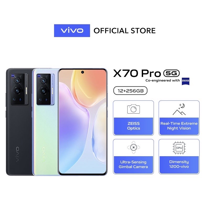 Jual vivo X70 Pro 5G Ram 12+4GB Extended Garansi Resmi | Shopee Indonesia