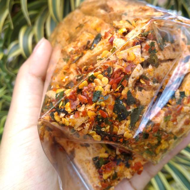 

BASRENG 250 gram Baso Goreng pedas daun jeruk