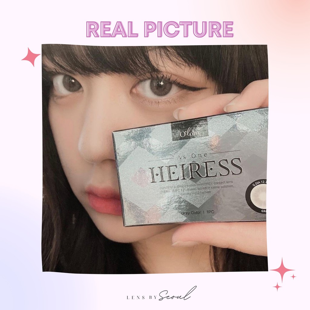 LENSBYSEOUL O'lola Heiress - Gray Korean Natural Contact Soft Lens