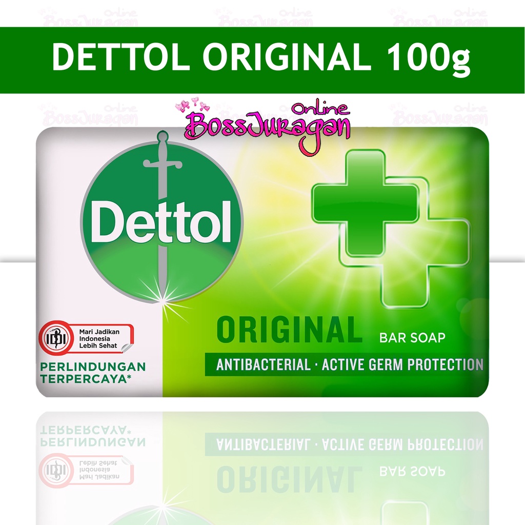 (BOSS) (100gr) DETTOL Sabun Mandi Batang / Soap Bar 100 gram