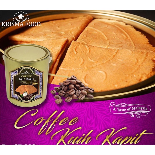 

Kuih kapit coffee
