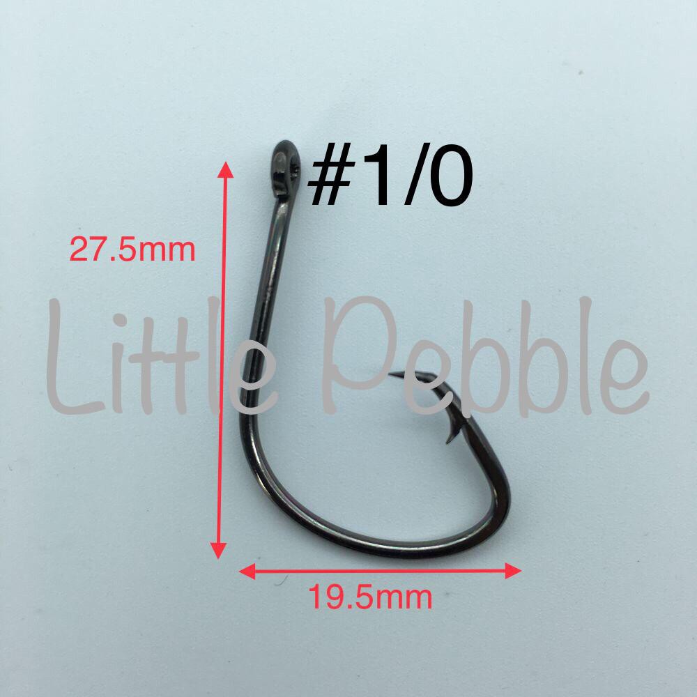 10pcs Fishing Circle Hook Mata Kail Pancing Ikan