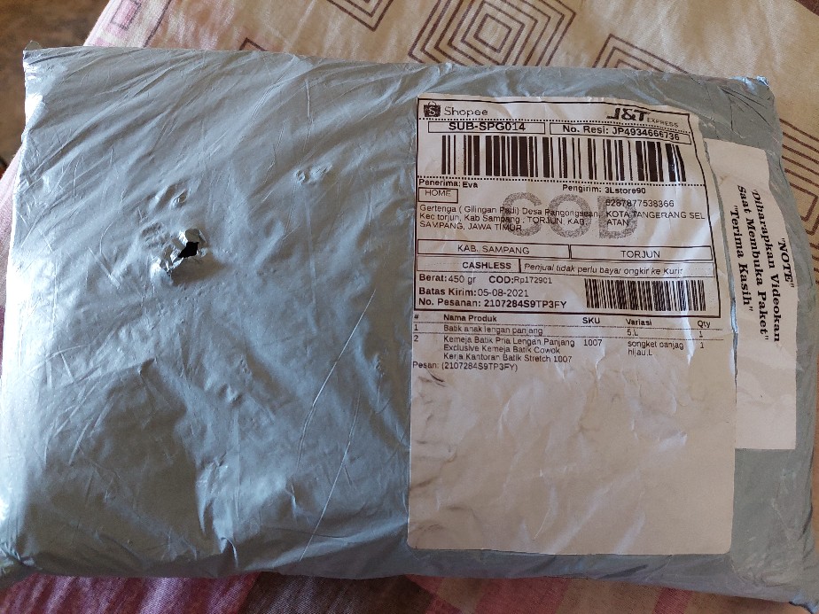 Kemeja Batik Pria Lengan Panjang Exclusive Kemeja Batik Cowok Kerja Kantoran Batik Stretch 1007