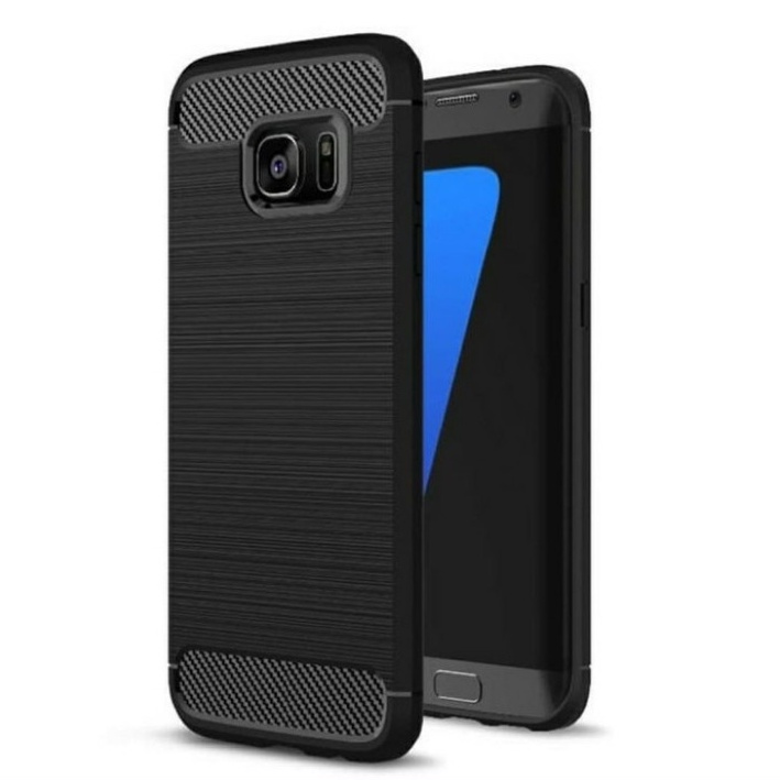 CASE SLIM FIT CARBON IPAKY SAMSUNG GALAXY S6 EDGE PLUS SOFTCASE - FA