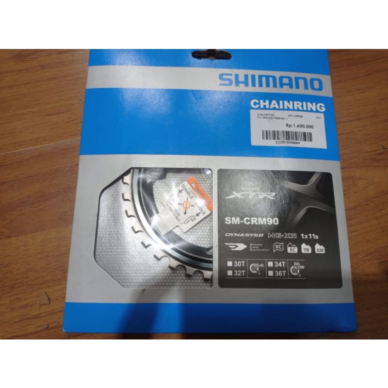 chainring Shimano xtr sm-crm90 34t