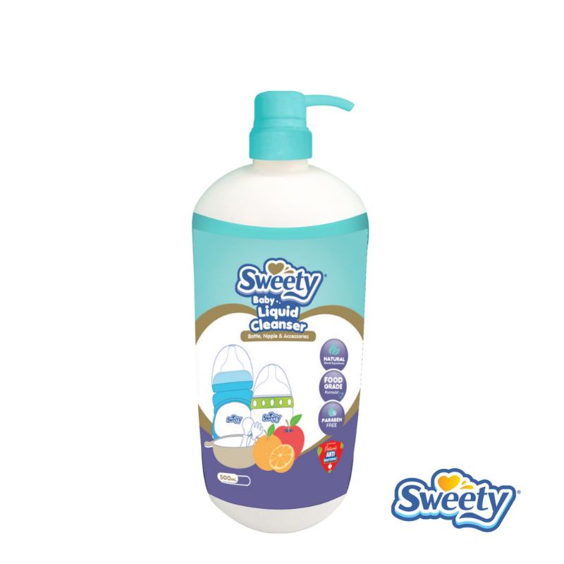 Sweety Baby Liquid Cleanser Bottle Nipple Baby  500ml - Sweety Sabun Cuci Botol Bayi Aksesories Bayi