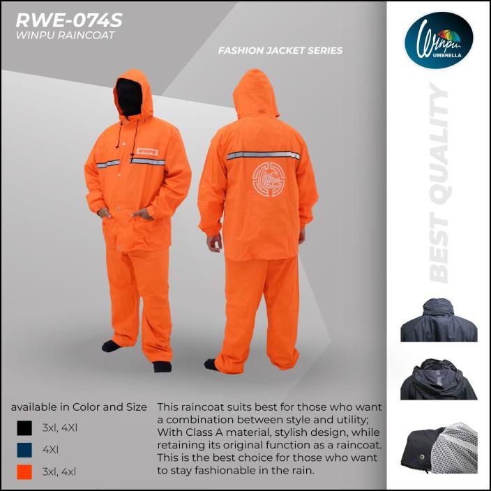 WINPU JAS HUJAN WINPU HYBRID RWE074S- JAPAN STANDARD - FOTO, XXXL