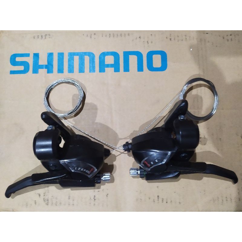 SHIFTER SHIMANO 7 SPEED EF41 21SP 3 X 7 ORIGINAL SHIMANO .