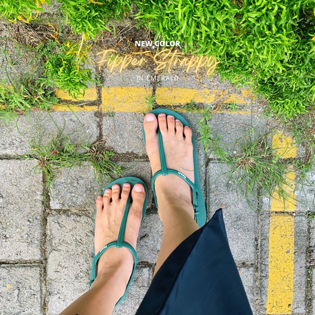 Sandal Fipper Strappy - Emerald / Fipper Wanita-2