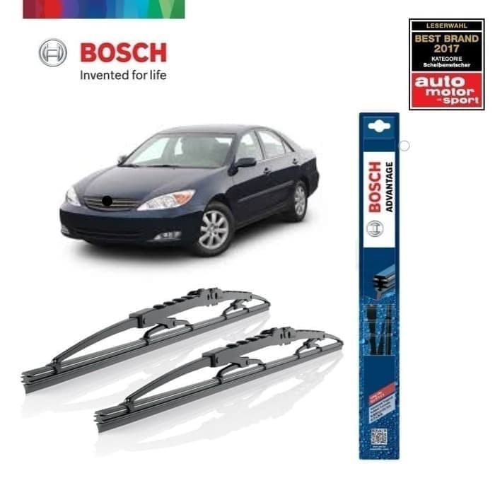 Wiper Blade Camry 02-08 Teana BOSCH Sepasang Advantage 19-24&quot; ORIGINAL