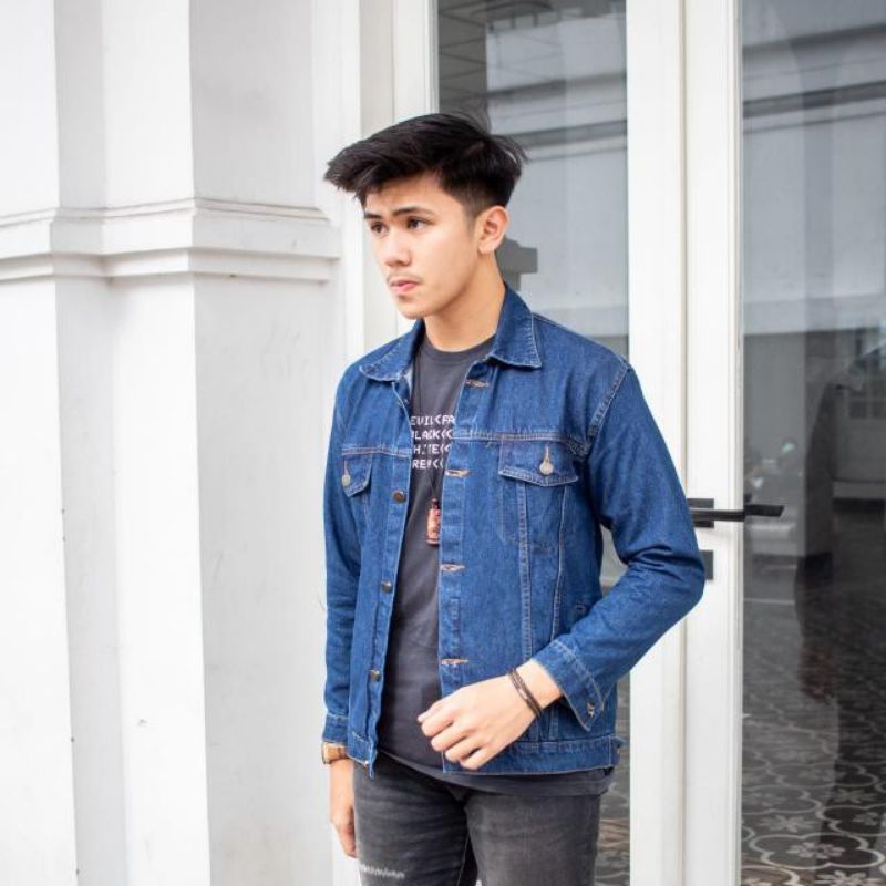 JAKET JEANS PREMIUM LEVI'S COWO CEWEK SNOW OVERSIZE SOBEK-7