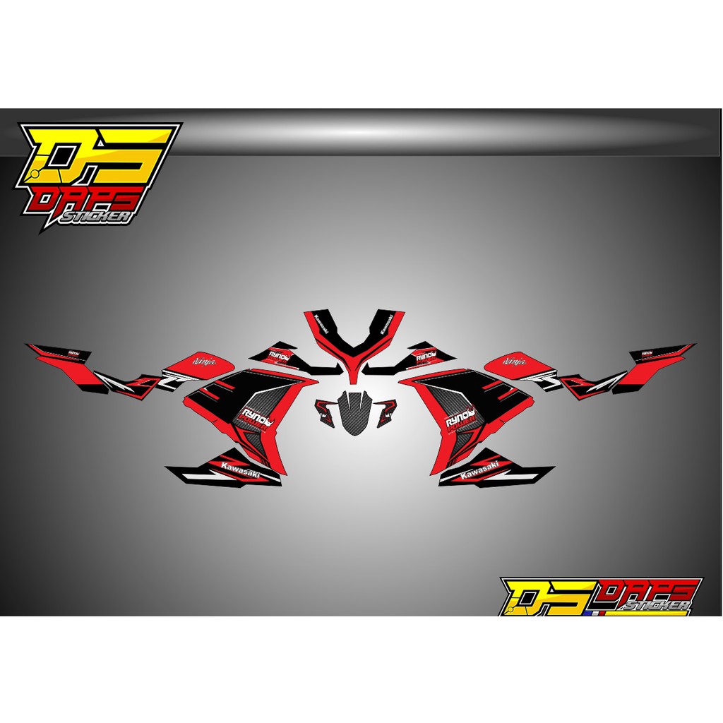 decal kawasaki ninja 250 fi