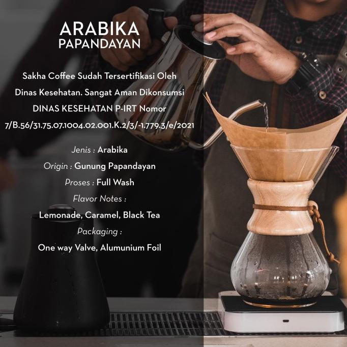 

[COD] Kopi Arabika Papandayan Arabica Coffee Roast Beans Sakha Roastery 100g [COD]