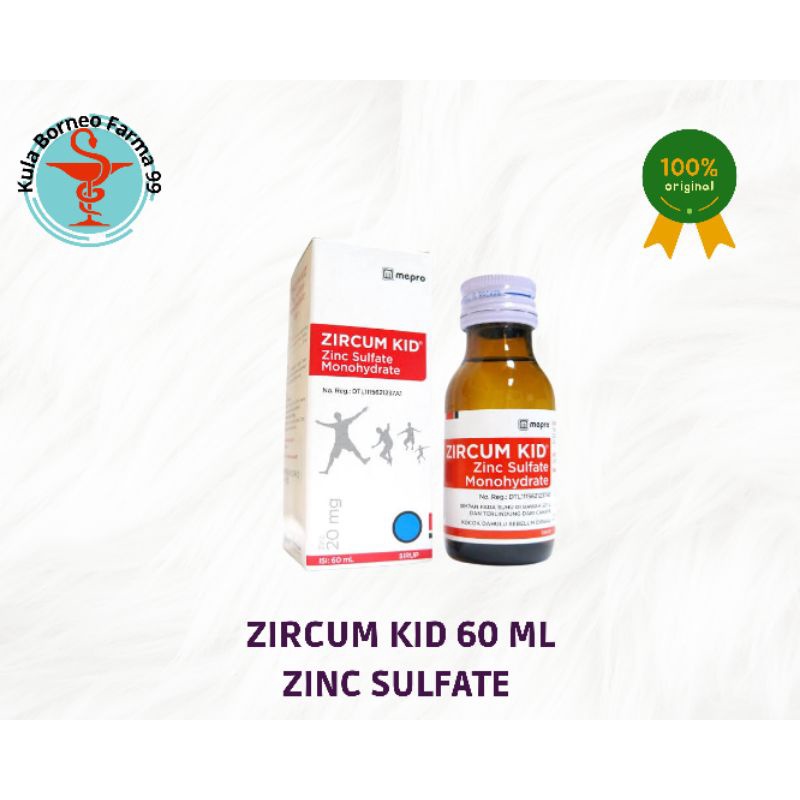 Zircum Kid Sirup 60 ml - Vitamin Anak Diare