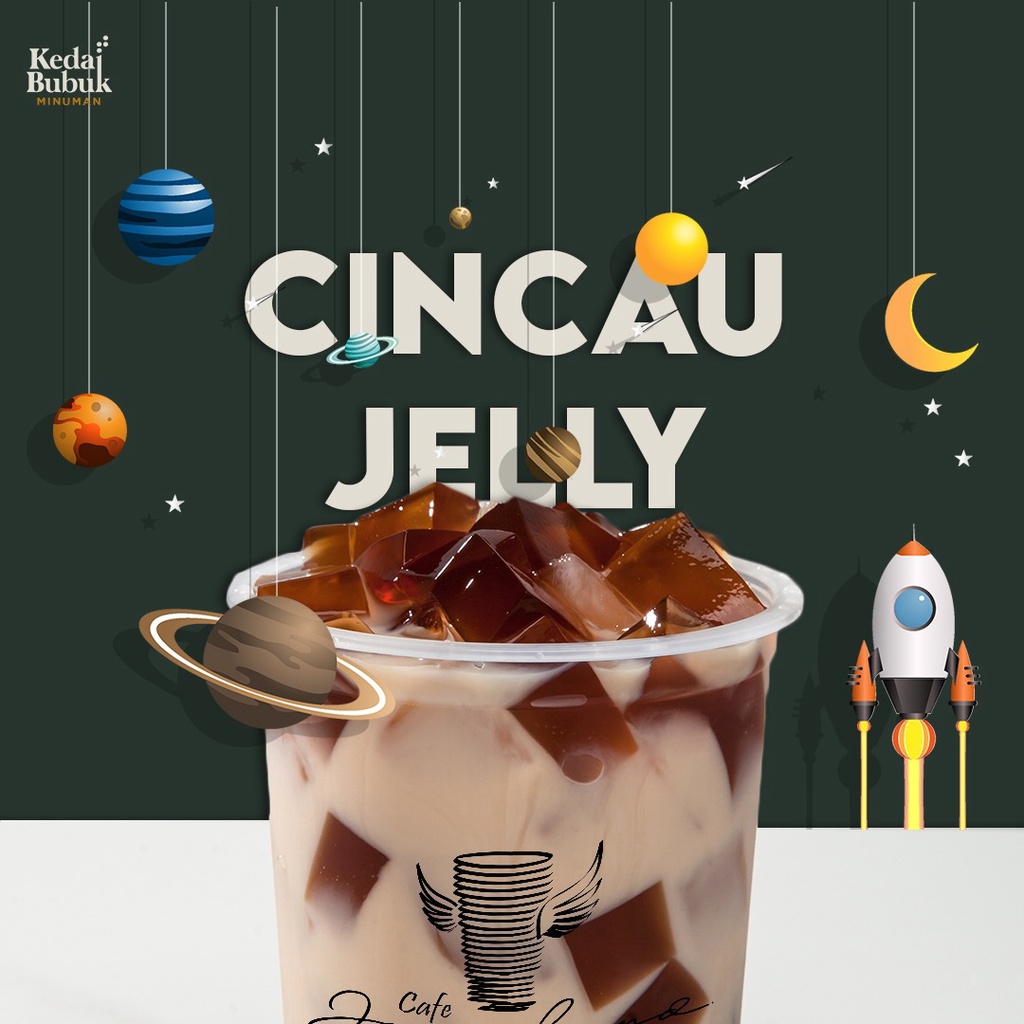 Javaland Topping Cincau Jelly 1Kg | Topping Minuman Kekinian