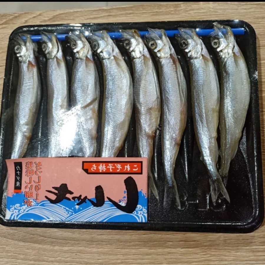 Ikan Shisamo - Shisamo Fish - Ikan Capelin - Besar DAN Telur