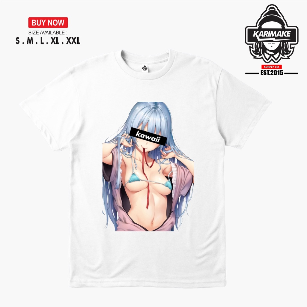 Kaos Baju Anime Jepang WIBU KAWAII HENTAI Kaos Anime -