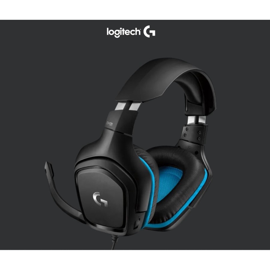 Headset Gaming Logitech G431 7.1 Surround Sound