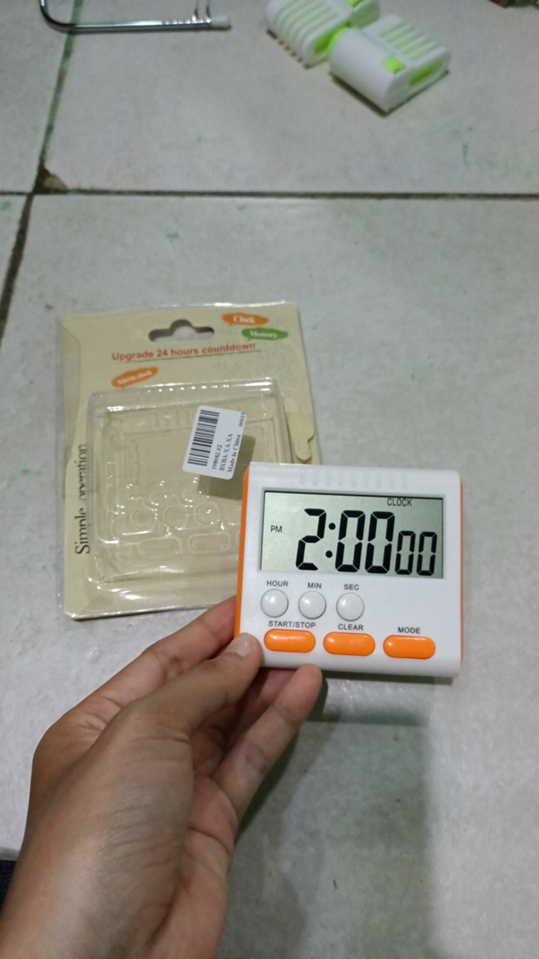 Timer Digital Elektrik Multifungsi Dengan Layar Lcd Untuk Memasak