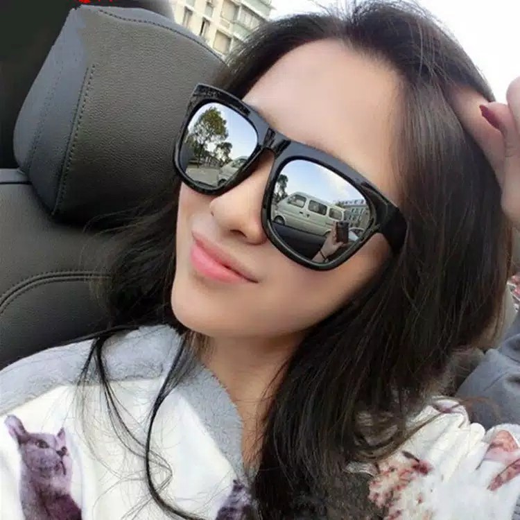 (COD) Kacamata Hitam Kacamata Wanita Kacamata Gaya Import km30 Glasses B13