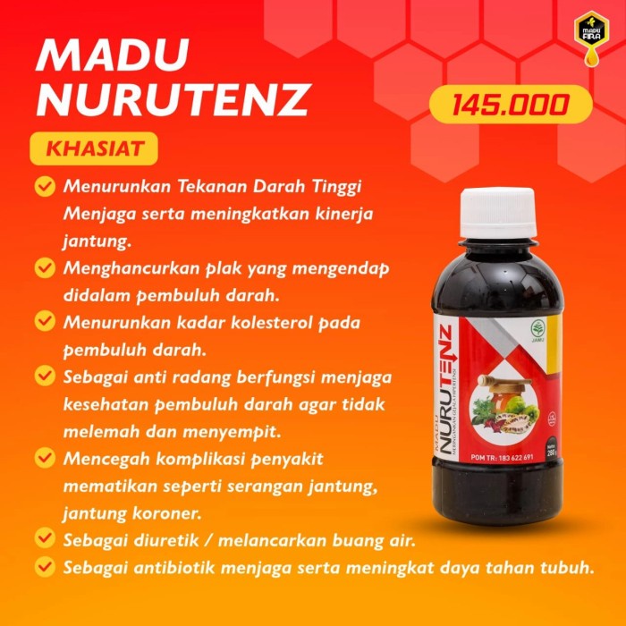 

Madu Nurutenz - Mengendalikan Darah Tinggi