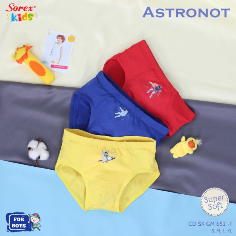 Sorex Kids SK GM 652 CD Anak Laki Boys Super Soft S,M,L,XL