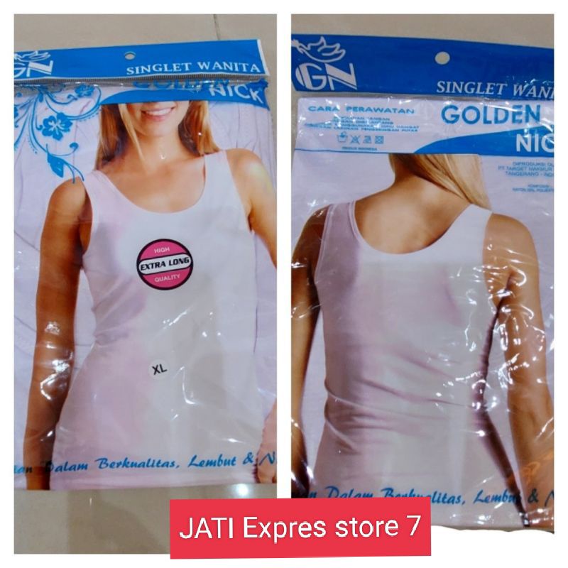 SINGLET WANITA DEWASA AT-48 GOLDEN NICK.kaos dalam wanita dewasa AT-48*