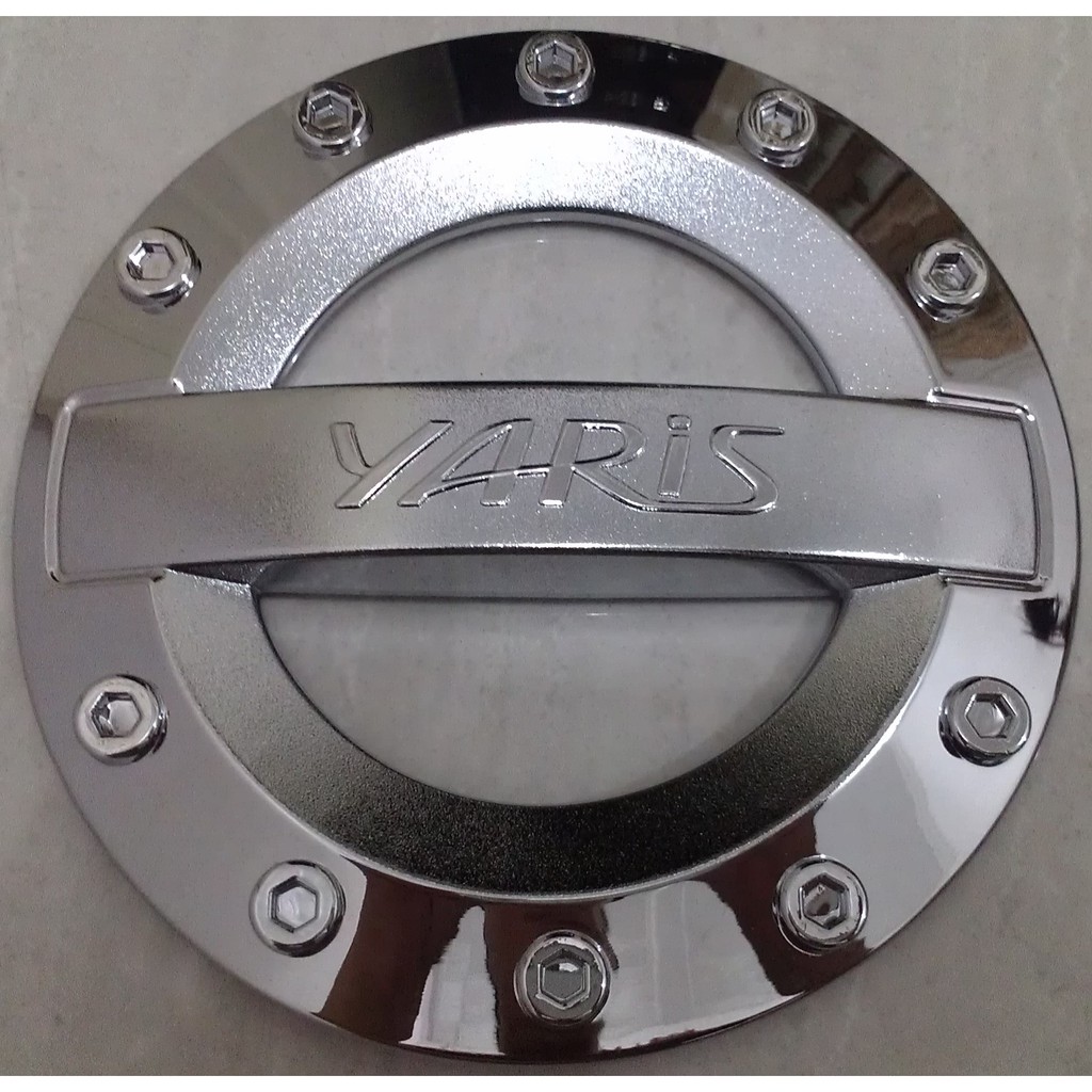 Tank Cover Import Chrome Toyota Yaris Lama Old Tutup Tangki Bensin