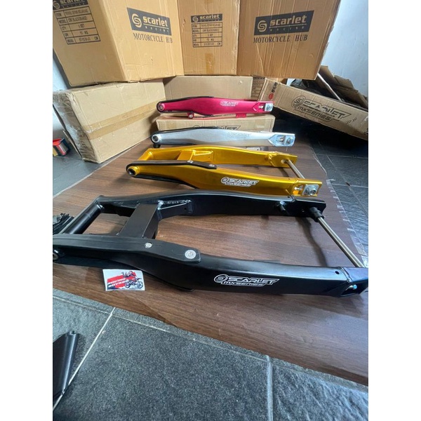 Sasis Swing arm d tracker 150 klx 150 scarlet mx series model ktm 66cm