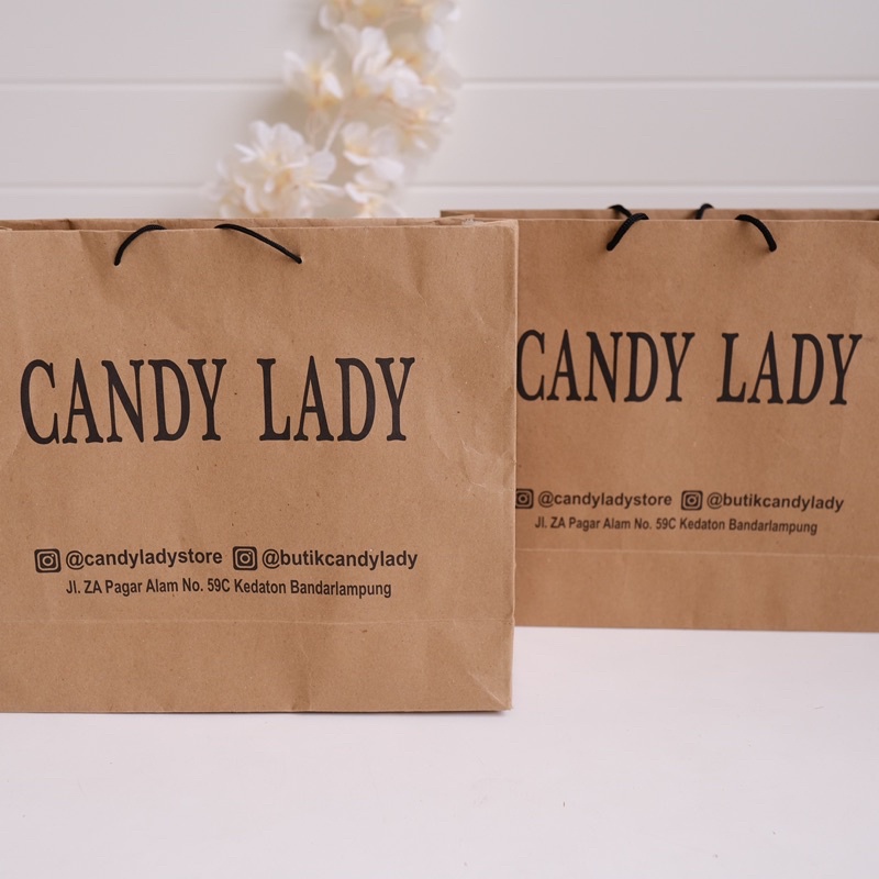 Paper Bag Candy Lady