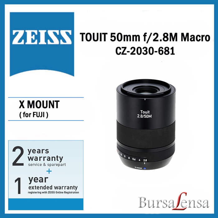 Zeiss Touit 50mm F/2.8 for Fujifilm X-mount