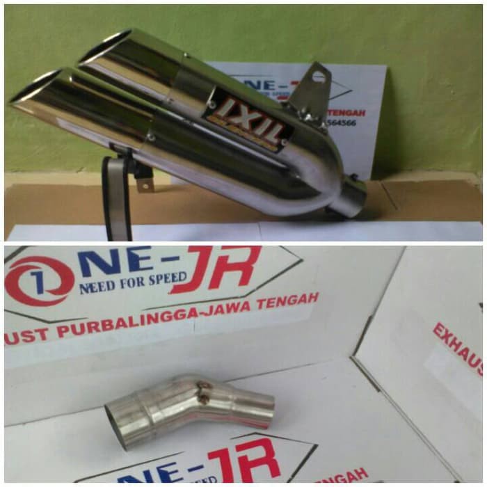 BARANG TERBAIK KNALPOT RACING IXIL SLIP'ON FOR 250cc racing balapan standar