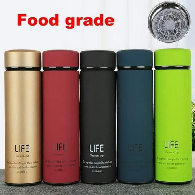 

Dijual P1800010033 THERMOS LIFE 500ml vacuum life - termos air minum - Merah Berkualitas