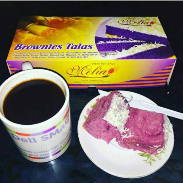 

(Packing Aman Bubble Wrap) Brownies Talas Melia Bakery Mirip Brownies Melia